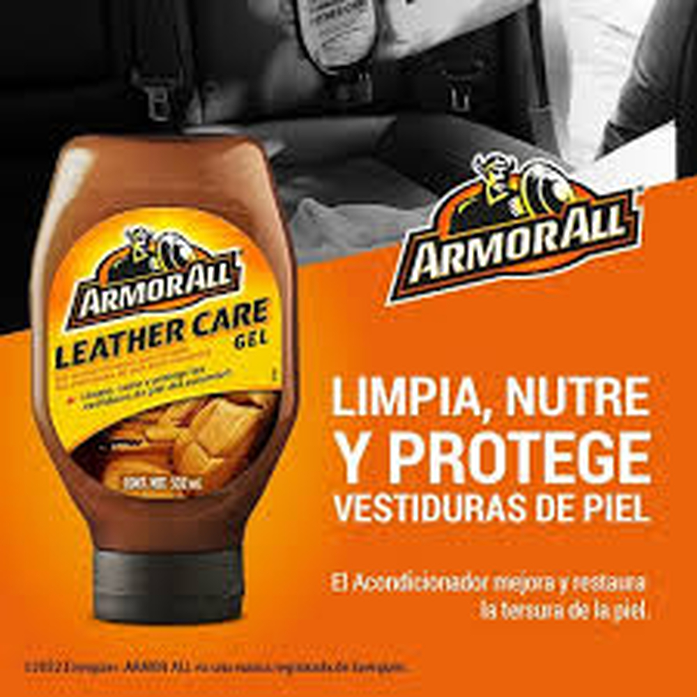 ARMOR ALL GEL PARA LIMPIEZA DE PIEL O CUERO DE ASIENTOS Y SUP 532 ML E302900700